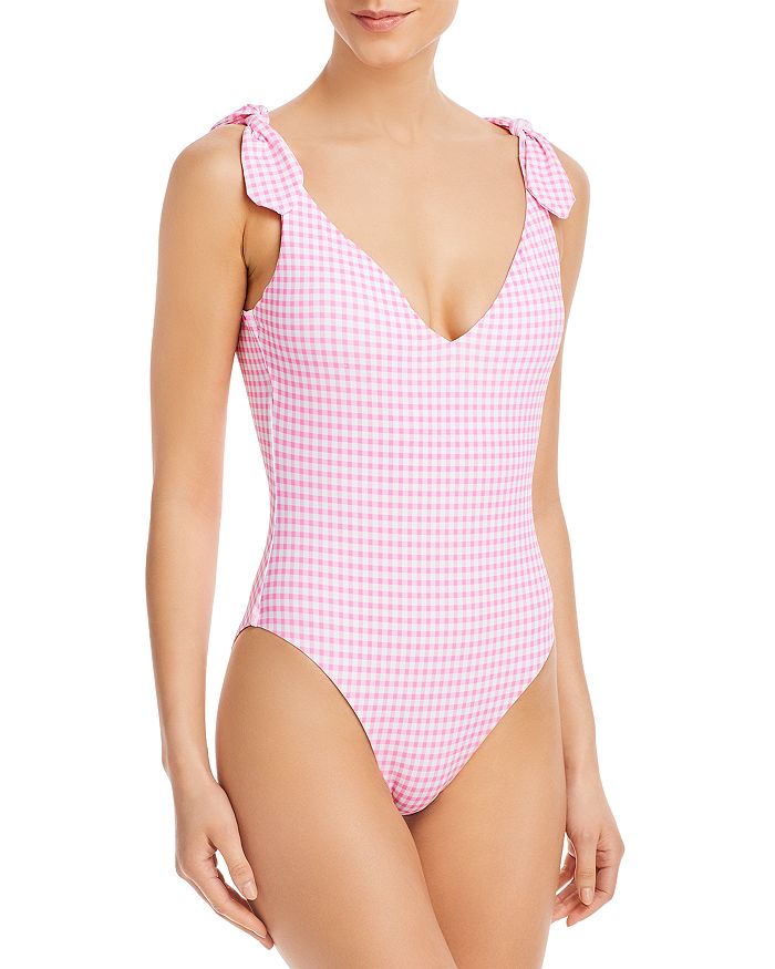 Plunge Maillot One Piece Swimsuit