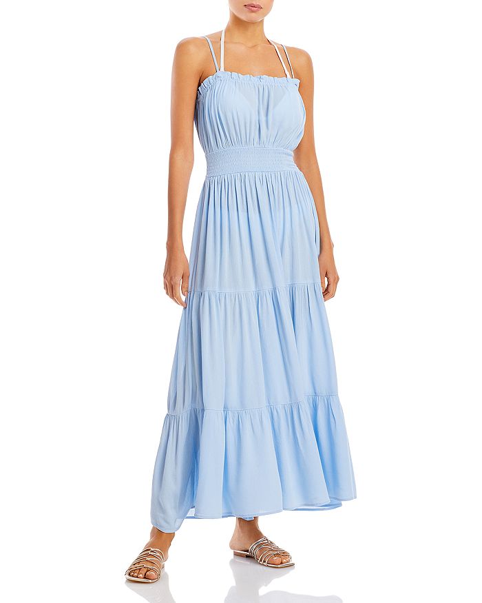 Tiered Cover-Up Maxi Dress